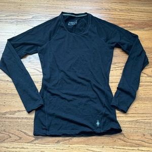 Smartwool Long Sleeve Crew XS Black